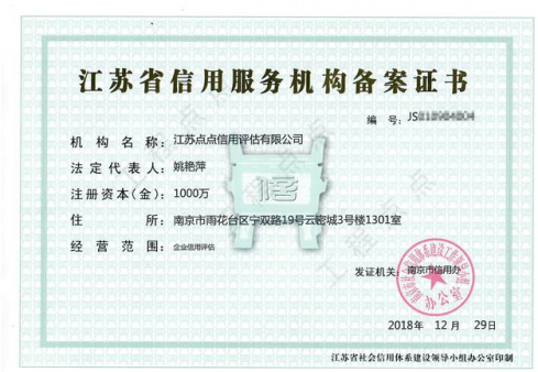 江蘇點(diǎn)點(diǎn)信用評(píng)估助推建筑行業(yè)信用建設(shè) 企業(yè)信用評(píng)估的實(shí)踐與價(jià)值